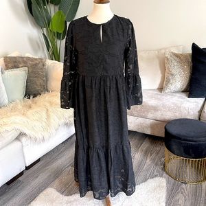 NWT $60 black long sleeve dress